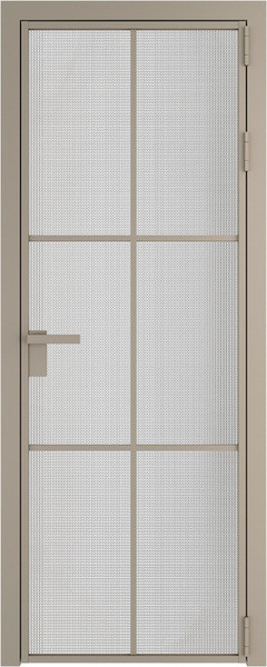 Алюминиевая дверь Profil Doors 3 AG Никель матовый Кризет