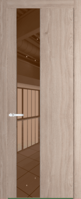 Межкомнатная дверь Profil Doors 19 NW Зеркало Bronza Дуб Сонома