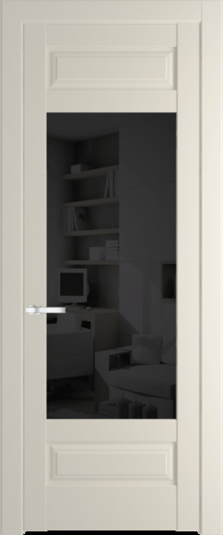 Межкомнатная дверь Profil Doors 4.3.3 PD Кремовая Магнолия (RAL 120-04) Черное тонированное