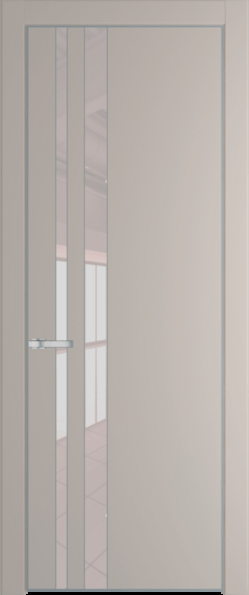 Межкомнатная дверь Profil Doors 20 PA Серебро Lacobel Перламутровый лак Сэнд