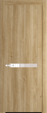 Межкомнатная дверь Profil Doors 1.4 N Lacobel Перламутровый лак Дуб Карамель