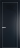 Межкомнатная дверь Profil Doors 25 PA Серебро Нэви Блу (RAL 7016)