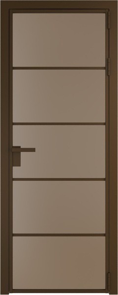 Алюминиевая дверь Profil Doors 14 AG Деорэ Монохром капучино