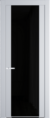 Межкомнатная дверь Profil Doors 1.13 P Черный триплекс Вайт (RAL 110 96 02)