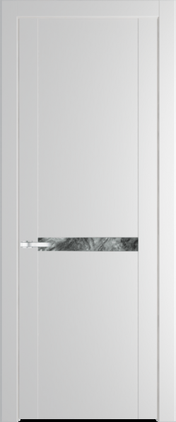 Межкомнатная дверь Profil Doors 1.4 P Атриум серебро Крем Вайт (RAL 120-02)
