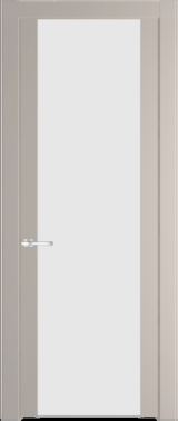 Межкомнатная дверь Profil Doors 1.7 P Монохром белый просветленный Сэнд