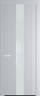 Межкомнатная дверь Profil Doors 1.9 P Lacobel Белый лак Лайт Грей (RAL 870-01)