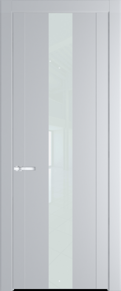 Межкомнатная дверь Profil Doors 1.9 P Lacobel Белый лак Лайт Грей (RAL 870-01)