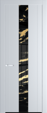 Межкомнатная дверь Profil Doors 1.9 P Нефи черный узор золото Вайт (RAL 110 96 02)