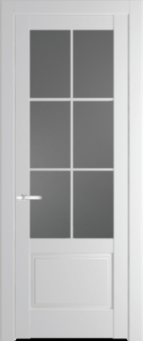 Межкомнатная дверь Profil Doors 4.2.2 (p.6) Крем Вайт (RAL 120-02) Графит