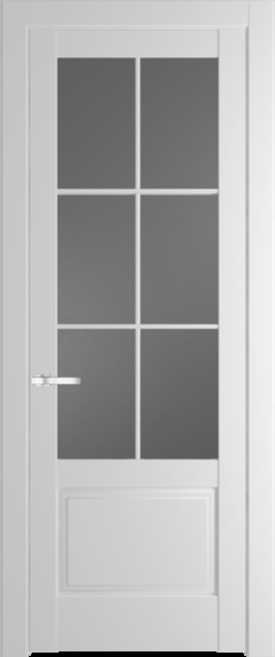 Межкомнатная дверь Profil Doors 4.2.2 (p.6) Крем Вайт (RAL 120-02) Графит