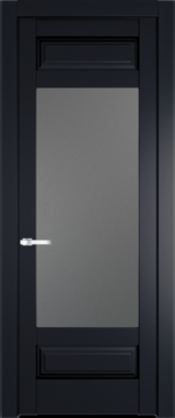 Межкомнатная дверь Profil Doors 4.3.3 PD Нэви Блу (RAL 7016) Графит