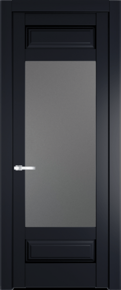 Межкомнатная дверь Profil Doors 4.3.3 PD Нэви Блу (RAL 7016) Графит