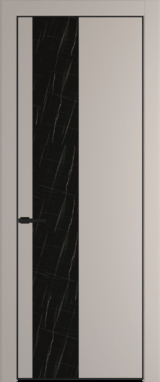 Межкомнатная дверь Profil Doors Orange 19 PE.O Неро мрамор Сэнд Черный матовый RAL9005