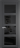 Межкомнатная дверь Profil Doors 1.4.2 PD Черное тонированное Графит (Pantone 425С)