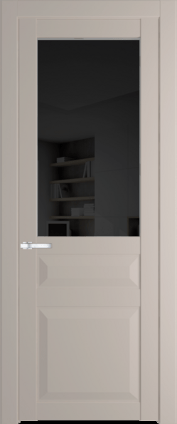 Межкомнатная дверь Profil Doors 1.5.3 PD Черное тонированное Сэнд