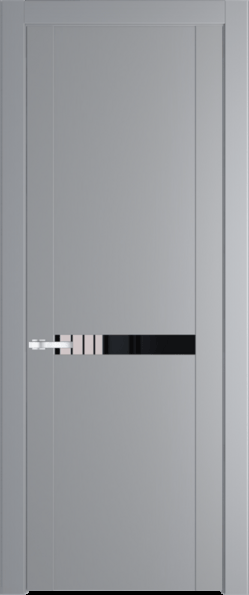 Межкомнатная дверь Profil Doors 1.4 P Черный лак Смоки (RAL 870-02)