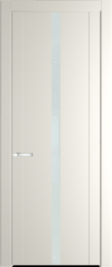 Межкомнатная дверь Profil Doors 1.8 P Lacobel Белый лак Перламутр белый