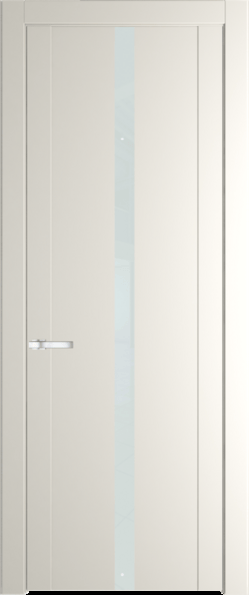 Межкомнатная дверь Profil Doors 1.8 P Lacobel Белый лак Перламутр белый