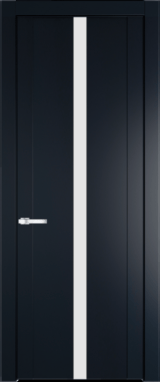 Межкомнатная дверь Profil Doors 1.8 P Монохром белый просветленный Нэви Блу (RAL 7016)