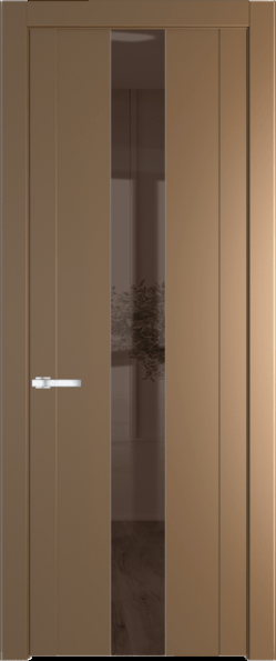 Межкомнатная дверь Profil Doors 1.9 P Зеркало бронзовое Перламутр золото