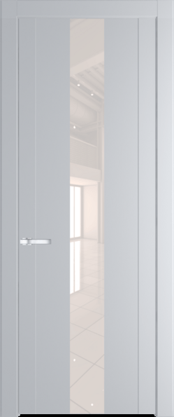 Межкомнатная дверь Profil Doors 1.9 P Lacobel Перламутровый лак Лайт Грей (RAL 870-01)