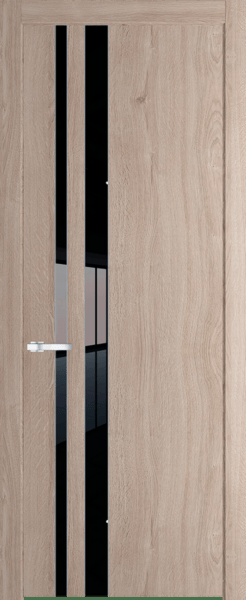 Межкомнатная дверь Profil Doors 20 NW Черный лак Дуб Сонома