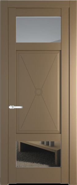 Межкомнатная дверь Profil Doors 1.3.2 PM Прозрачное Перламутр золото