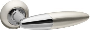 Ручка Fuaro (Фуаро) раздельная R.RM54.SOLO (SOLO RM) SN/CP-3 матовый никель/хром