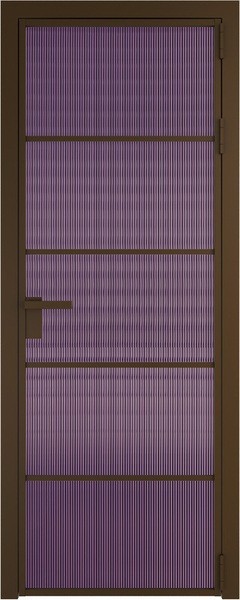 Алюминиевая дверь Profil Doors 14 AG Деорэ Мору Фиолетовое