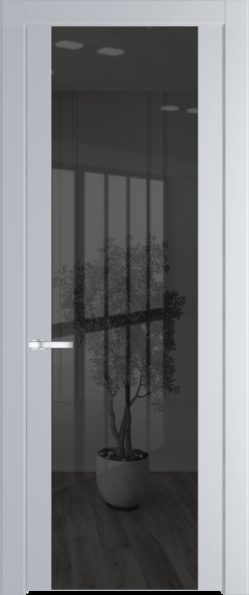 Межкомнатная дверь Profil Doors 1.7 P Зеркало серое Лайт Грей (RAL 870-01)
