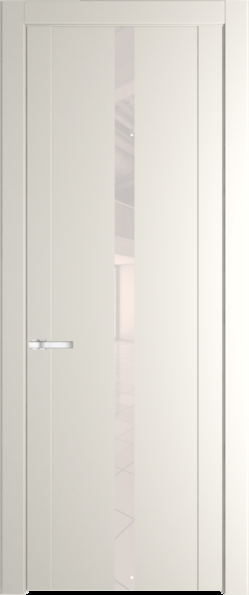 Межкомнатная дверь Profil Doors 1.8 P Lacobel Перламутровый лак Перламутр белый