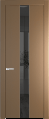 Межкомнатная дверь Profil Doors 1.9 P Зеркало серое Перламутр золото