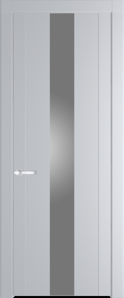 Межкомнатная дверь Profil Doors 1.9 P Lacobel Серебряный лак Лайт Грей (RAL 870-01)