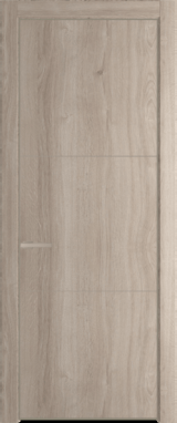 Межкомнатная дверь Profil Doors 13 NA Никель матовый Дуб Сонома