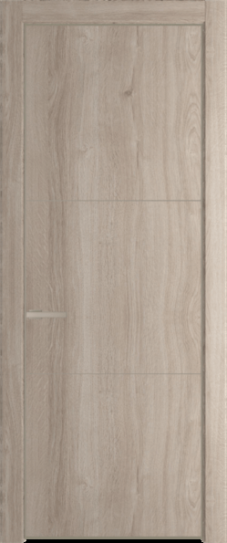 Межкомнатная дверь Profil Doors 13 NA Никель матовый Дуб Сонома