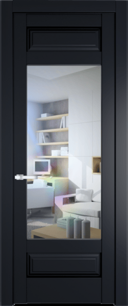 Межкомнатная дверь Profil Doors 4.3.3 PD Нэви Блу (RAL 7016) Прозрачное