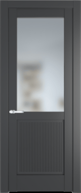 Межкомнатная дверь Profil Doors 2.2.2 PM Матовое Графит (Pantone 425С)