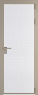 Алюминиевая дверь Profil Doors 1 AG Никель матовый Мору белое
