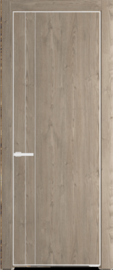 Межкомнатная дверь Profil Doors 12 NE Каштан темный Белый матовый RAL9003