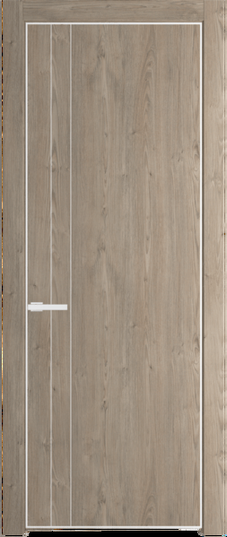 Межкомнатная дверь Profil Doors 12 NE Каштан темный Белый матовый RAL9003