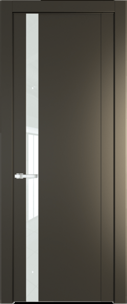 Межкомнатная дверь Profil Doors 1.2 P Lacobel Белый лак Перламутр бронза
