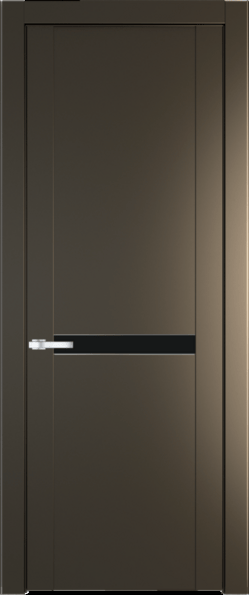 Межкомнатная дверь Profil Doors 1.4 P Монохром черный Перламутр бронза