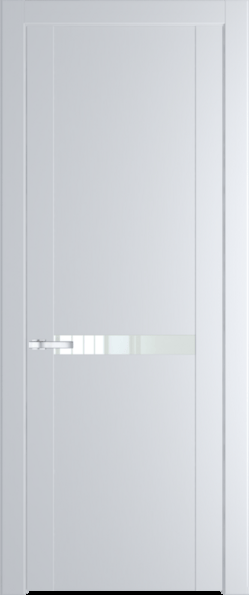 Межкомнатная дверь Profil Doors 1.4 P Lacobel Белый лак Вайт (RAL 110 96 02)