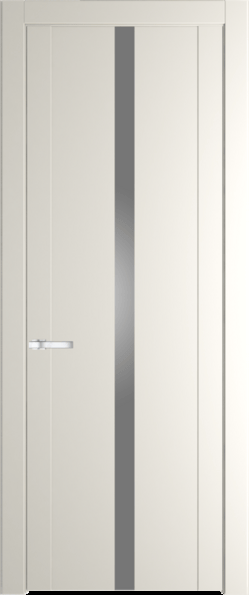 Межкомнатная дверь Profil Doors 1.8 P Lacobel Серебряный лак Перламутр белый