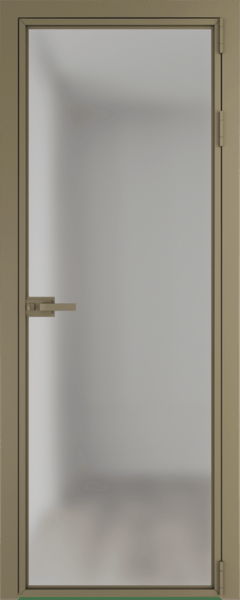 Алюминиевая дверь Profil Doors Orange 1AX.O Зеркало Шампань