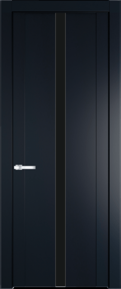 Межкомнатная дверь Profil Doors 1.8 P Монохром черный Нэви Блу (RAL 7016)