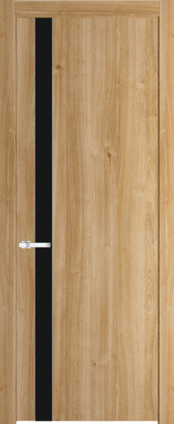 Межкомнатная дверь Profil Doors 18 NW Монохром черный Дуб Карамель