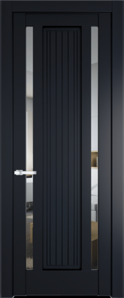 Межкомнатная дверь Profil Doors 3.5.1 PM Прозрачное Нэви Блу (RAL 7016)