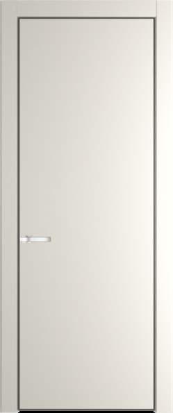 Межкомнатная дверь Profil Doors 1 PA Серая ночь Перламутр белый